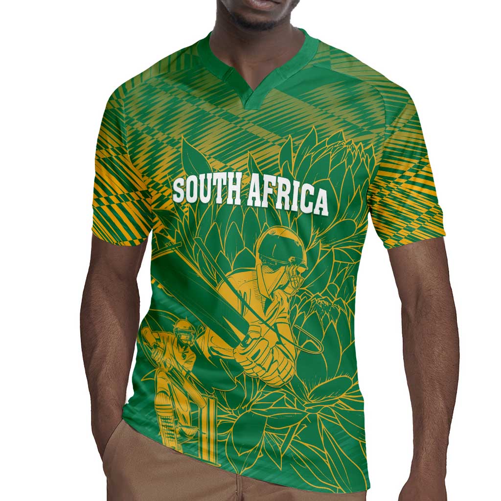 Cricket South Africa Custom Rugby Jersey Green Version Proteas - African Pride