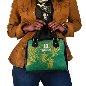 Cricket South Africa Custom Shoulder Handbag Green Version Proteas - African Pride