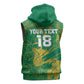 Cricket South Africa Custom Sleeveless Hoodie Green Version Proteas - African Pride