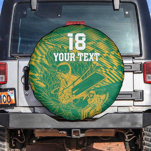 Cricket South Africa Custom Spare Tire Cover Green Version Proteas - African Pride