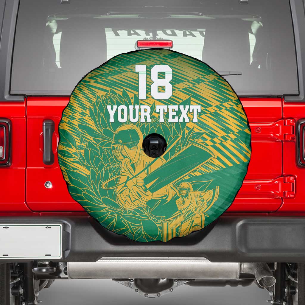 Cricket South Africa Custom Spare Tire Cover Green Version Proteas - African Pride