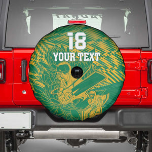 Cricket South Africa Custom Spare Tire Cover Green Version Proteas - African Pride