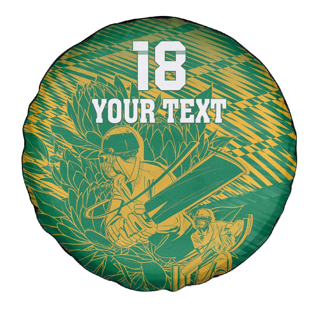 Cricket South Africa Custom Spare Tire Cover Green Version Proteas - African Pride