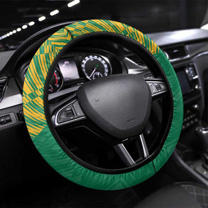 Cricket South Africa Steering Wheel Cover Green Version Proteas - African Pride