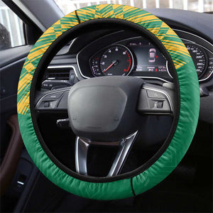Cricket South Africa Steering Wheel Cover Green Version Proteas - African Pride
