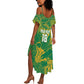Cricket South Africa Custom Summer Maxi Dress Green Version Proteas - African Pride