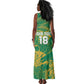Cricket South Africa Custom Tank Maxi Dress Green Version Proteas - African Pride