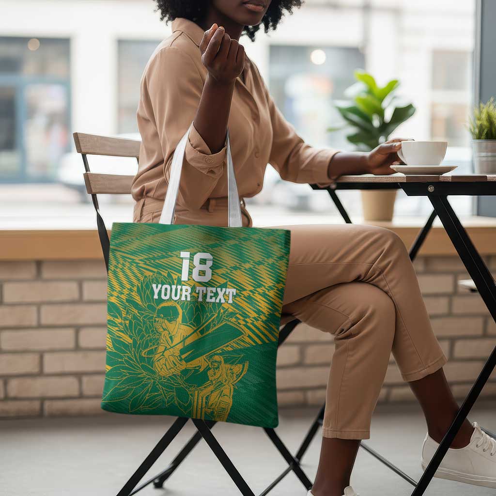 Cricket South Africa Custom Tote Bag Green Version Proteas