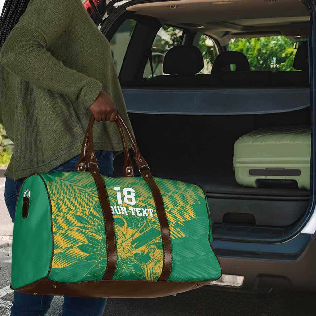 Cricket South Africa Custom Travel Bag Green Version Proteas