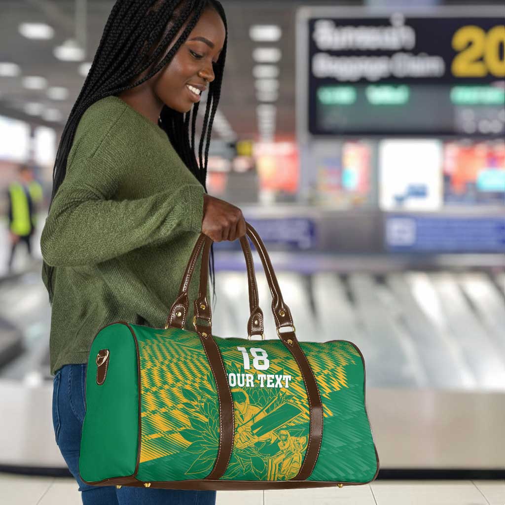 Cricket South Africa Custom Travel Bag Green Version Proteas