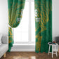 Cricket South Africa Custom Window Curtain Green Version Proteas - African Pride