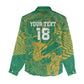 Cricket South Africa Custom Women Casual Shirt Green Version Proteas - African Pride