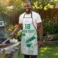 Cricket South Africa Custom Apron White Version Proteas