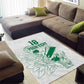 Cricket South Africa Custom Area Rug White Version Proteas - African Pride