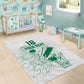Cricket South Africa Custom Area Rug White Version Proteas - African Pride