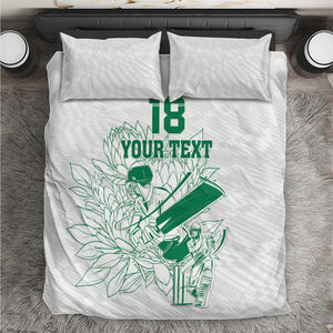 Cricket South Africa Custom Bedding Set White Version Proteas - African Pride