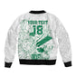 Cricket South Africa Custom Bomber Jacket White Version Proteas - African Pride