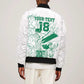 Cricket South Africa Custom Bomber Jacket White Version Proteas - African Pride