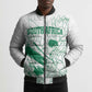 Cricket South Africa Custom Bomber Puffer Jacket White Version Proteas