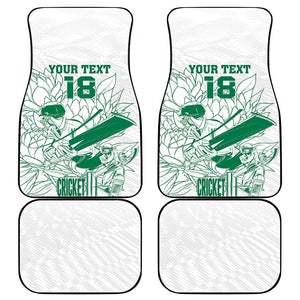 Cricket South Africa Custom Car Mats White Version Proteas - African Pride
