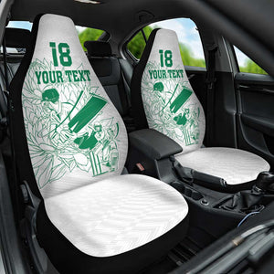 Cricket South Africa Custom Car Seat Cover White Version Proteas - African Pride