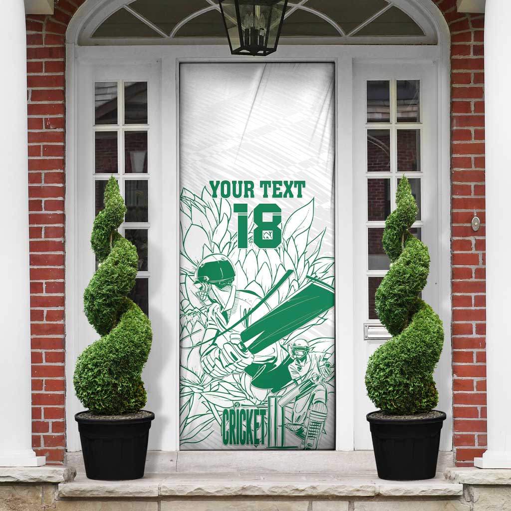 Cricket South Africa Custom Door Cover White Version Proteas