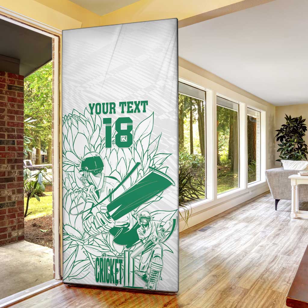 Cricket South Africa Custom Door Cover White Version Proteas