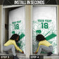 Cricket South Africa Custom Door Cover White Version Proteas