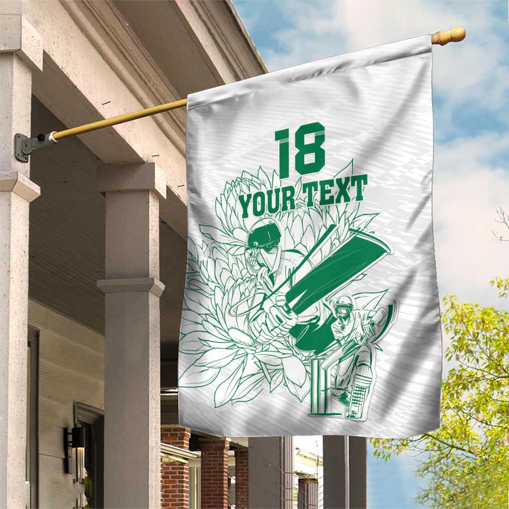 Cricket South Africa Custom Garden Flag White Version Proteas - African Pride