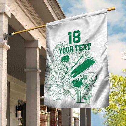 Cricket South Africa Custom Garden Flag White Version Proteas - African Pride