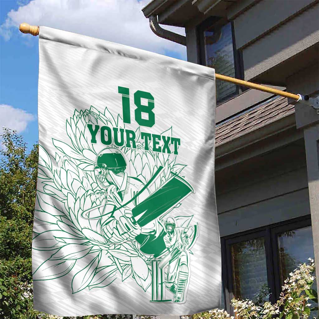 Cricket South Africa Custom Garden Flag White Version Proteas - African Pride