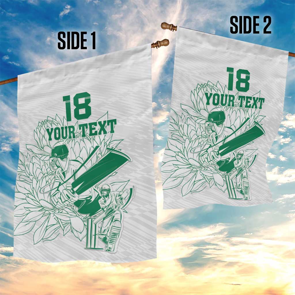 Cricket South Africa Custom Garden Flag White Version Proteas - African Pride