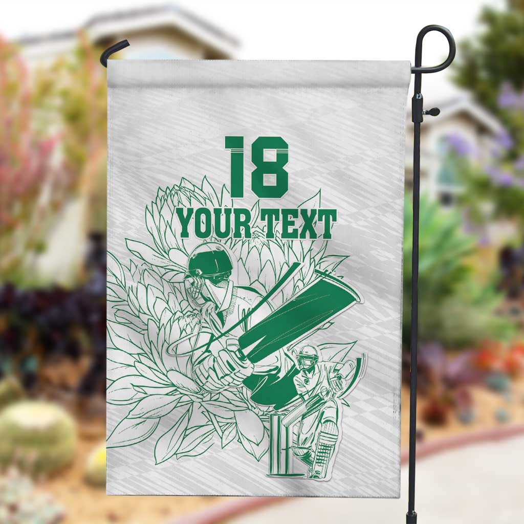Cricket South Africa Custom Garden Flag White Version Proteas - African Pride