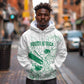 Cricket South Africa Custom Hoodie White Version Proteas - African Pride