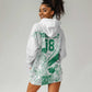 Cricket South Africa Custom Hoodie Dress White Version Proteas - African Pride