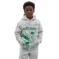 Cricket South Africa Custom Kid Hoodie White Version Proteas - African Pride