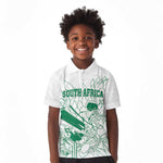 Cricket South Africa Custom Kid Polo Shirt White Version Proteas - African Pride
