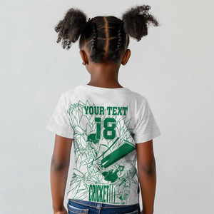 Cricket South Africa Custom Kid T shirt White Version Proteas - African Pride