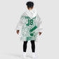 Cricket South Africa Custom Kid Wearable Blanket Hoodie White Version Proteas - African Pride
