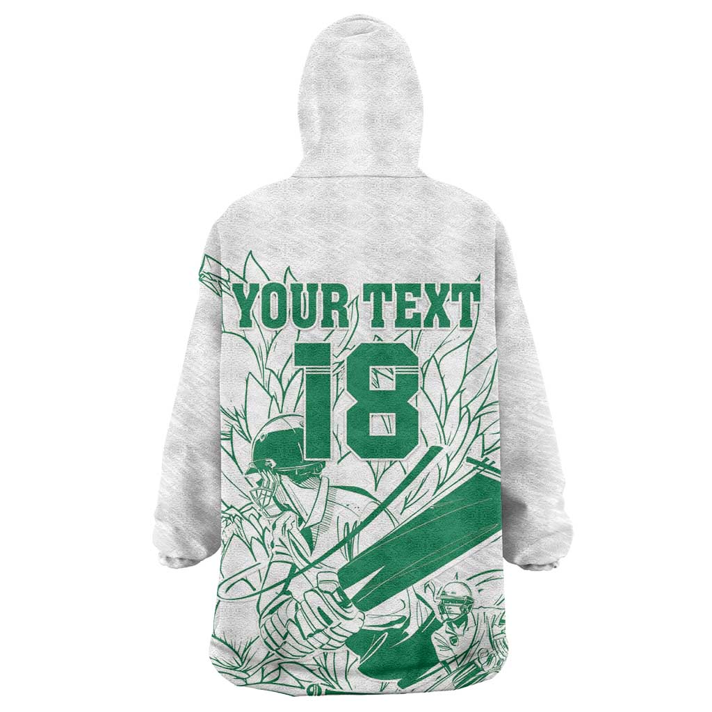 Cricket South Africa Custom Kid Wearable Blanket Hoodie White Version Proteas - African Pride