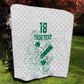 Cricket South Africa Custom Quilt White Version Proteas - African Pride