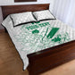 Cricket South Africa Custom Quilt Bed Set White Version Proteas - African Pride