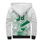 Cricket South Africa Custom Sherpa Hoodie White Version Proteas - African Pride