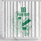 Cricket South Africa Custom Shower Curtain White Version Proteas - African Pride