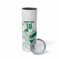 Cricket South Africa Custom Skinny Tumbler White Version Proteas - African Pride
