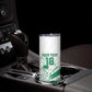Cricket South Africa Custom Skinny Tumbler White Version Proteas - African Pride