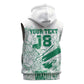 Cricket South Africa Custom Sleeveless Hoodie White Version Proteas - African Pride
