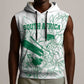 Cricket South Africa Custom Sleeveless Hoodie White Version Proteas - African Pride