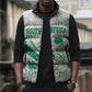 Cricket South Africa Custom Sleeveless Puffer Jacket White Version Proteas