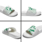 Cricket South Africa Custom Slide Sandals White Version Proteas
